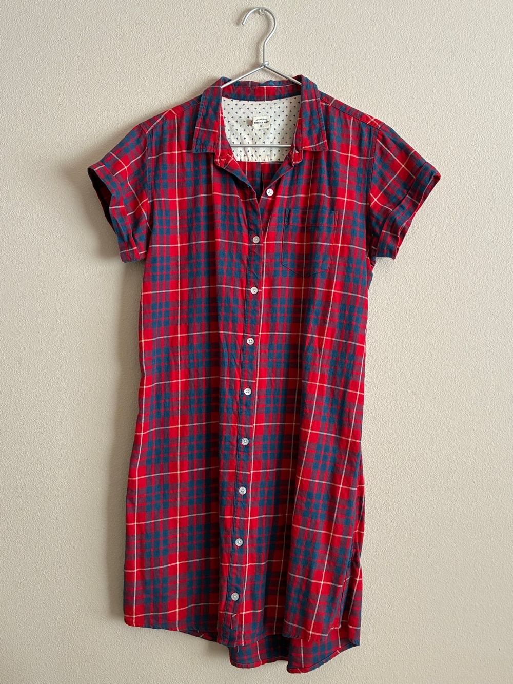 Flannel Shirt Dress